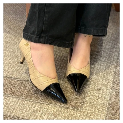 Scarpin Croco Giulia Domna