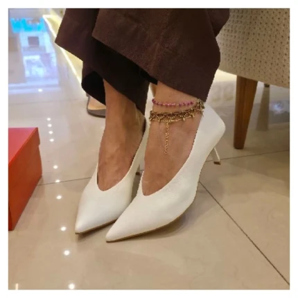 Scarpin Branco Carrano