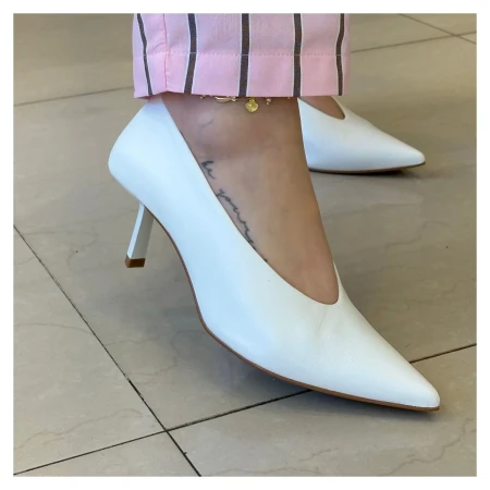Scarpin Branco Carrano