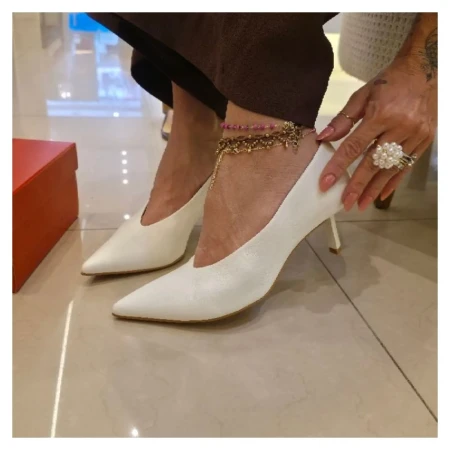 Scarpin Branco Carrano