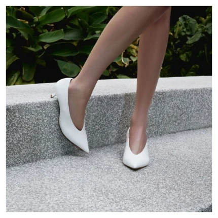 Scarpin Branco Carrano
