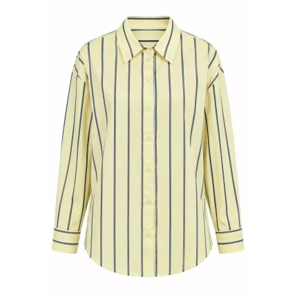 Camisa Com Cropped Listrado