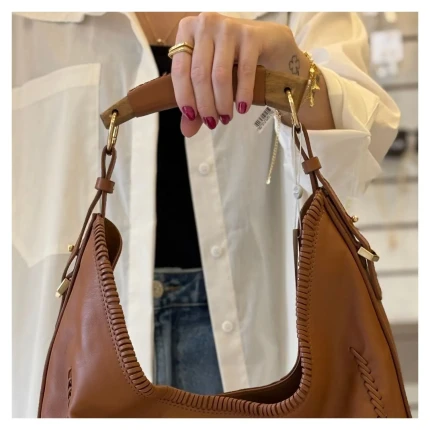 Bolsa Hobo Couro Arezzo