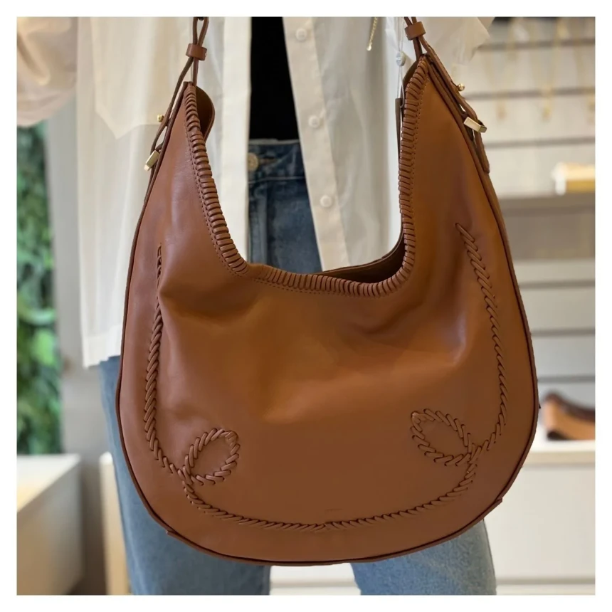 Bolsa Hobo Couro Arezzo