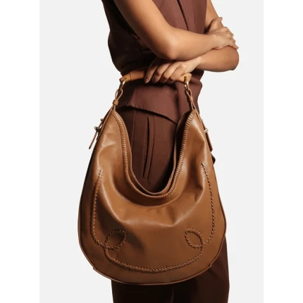 Bolsa Hobo Couro Arezzo