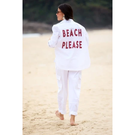 Camisa Beach Please