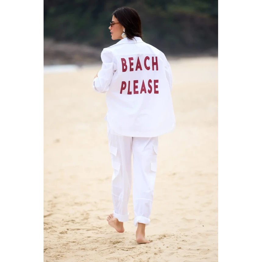 Camisa Beach Please