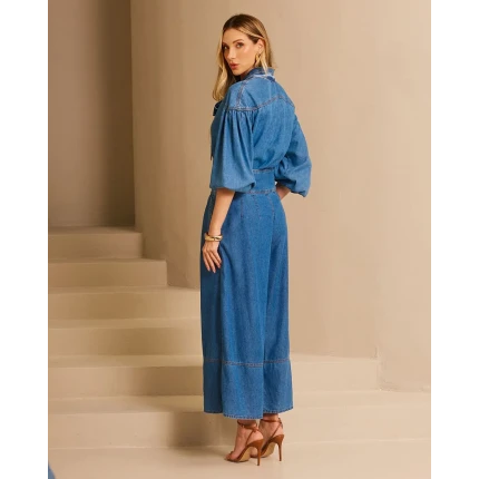 Calça Jeans Pespontos
