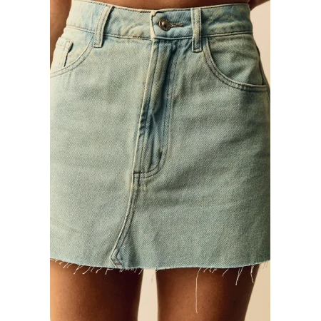 Saia Jeans Dirty Wash