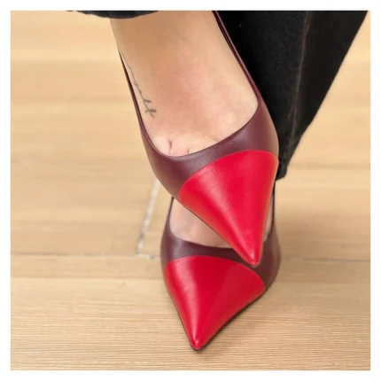 Scarpin Multicolor Couro Arezzo