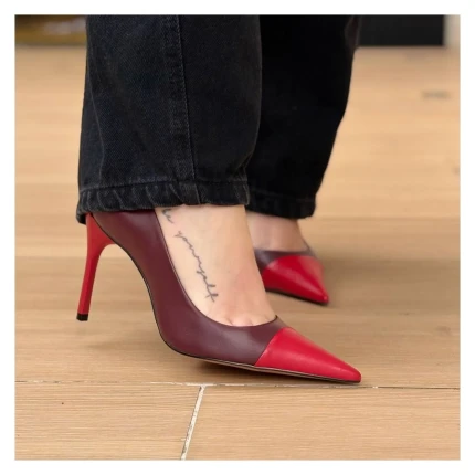 Scarpin Multicolor Couro Arezzo