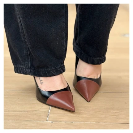 Scarpin Multicolor Couro Arezzo