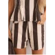 Short Mom Listrado