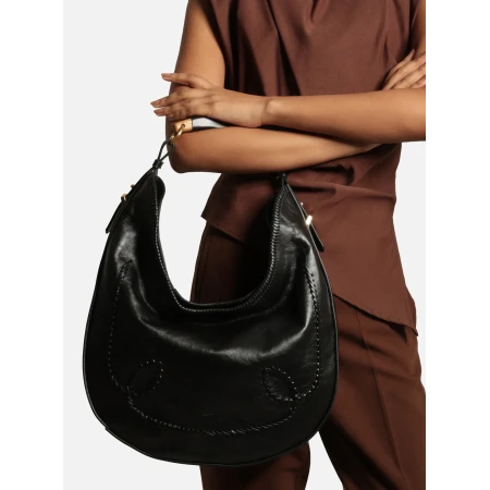 Bolsa Hobo Couro Arezzo