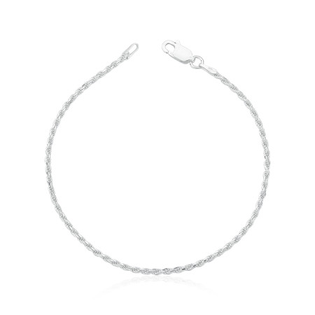 Pulseira Prata Cordão Baiano 18cm 