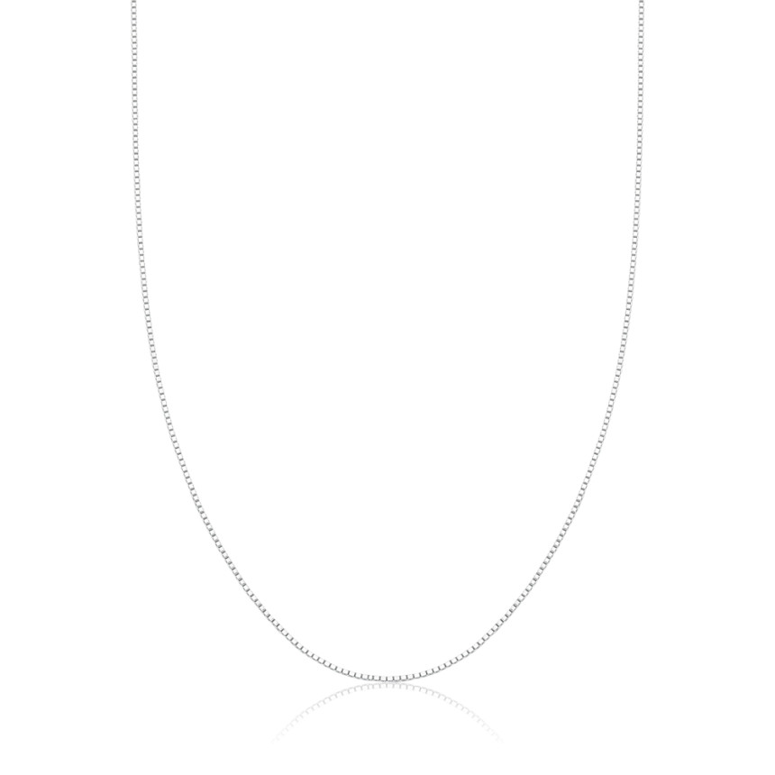 Corrente Prata Veneziana 35cm + Extensor