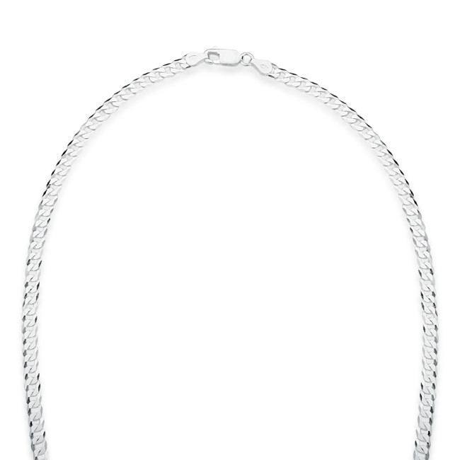 Corrente Prata Grumet 60cm (4mm)