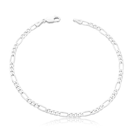 Pulseira Prata 3x1 20cm (3mm)