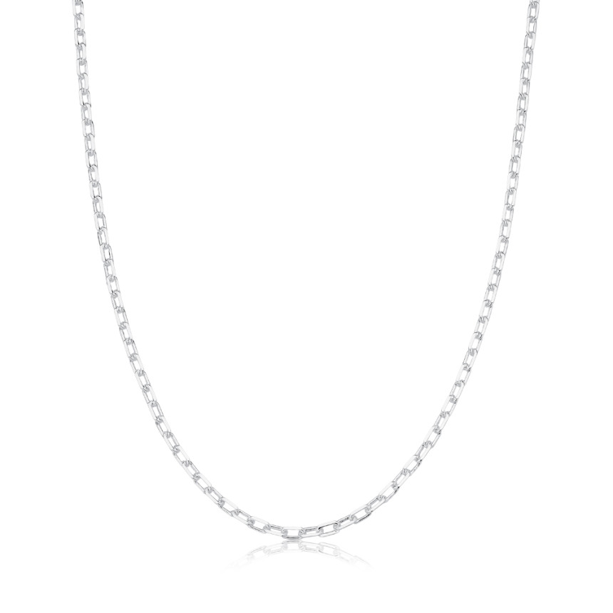 Corrente Prata Cartier 60cm (2mm)