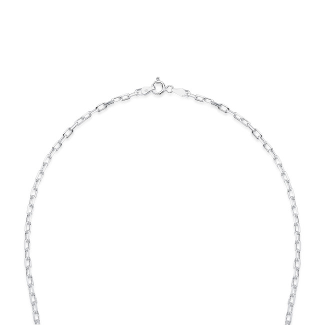 Corrente Prata Cartier 60cm (2mm)