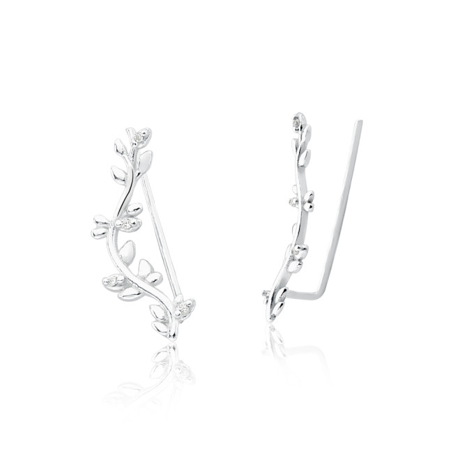 Brinco Prata Ear Cuff Ramos 