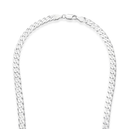 Corrente Prata Grumet Slim 60cm (6mm)