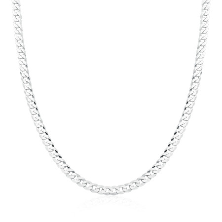 Corrente Prata Grumet Slim 50cm (4mm)