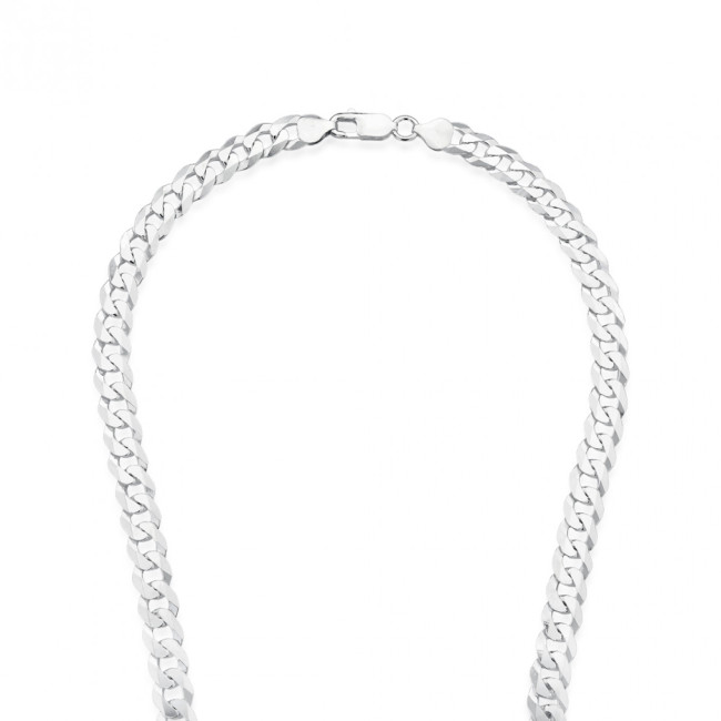 Corrente Prata Grumet Superflat 9mm (60cm)