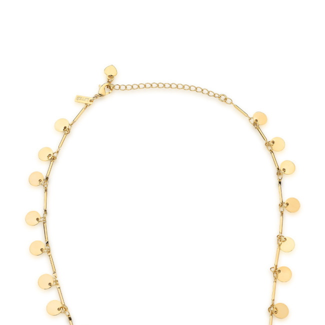 Choker Canutilhos c/ Círculos Lisos Folheada a Ouro 18k