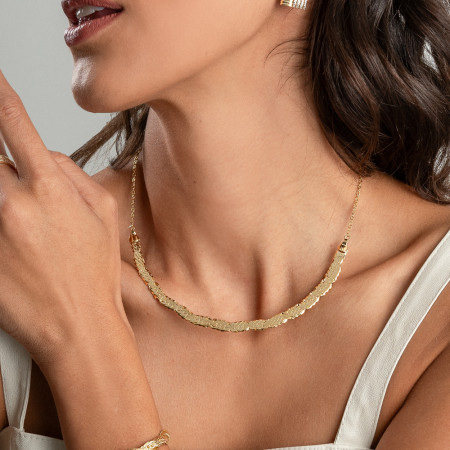 Aro Grumet Laminado c/ Cartierzinha Folheado a Ouro 18k   