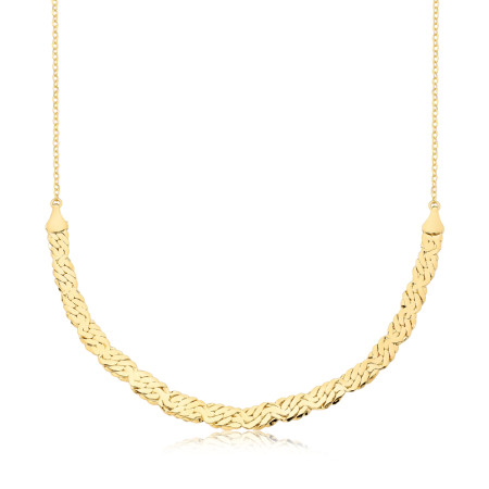 Aro Grumet Laminado c/ Cartierzinha Folheado a Ouro 18k   