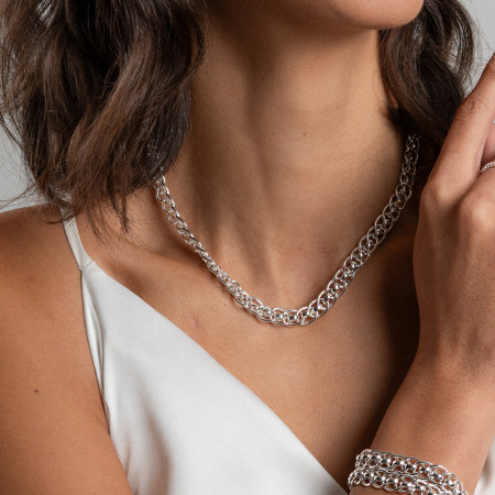 Corrente Prata Elos c/ Elos Central