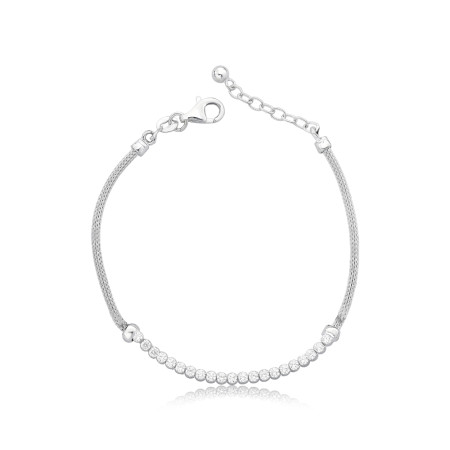 Pulseira Prata Palmerinha c/ Riviera Central