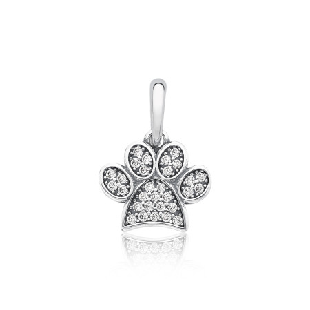 Berloque Prata c/ Ródio You Argola Patinha Cravejada 