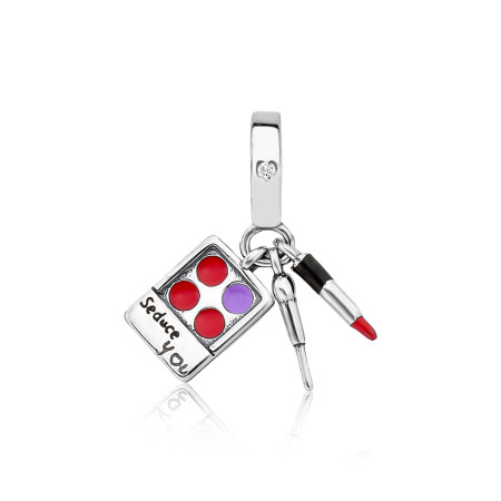 Berloque Prata c/ Ródio You Argola Maquiagem 