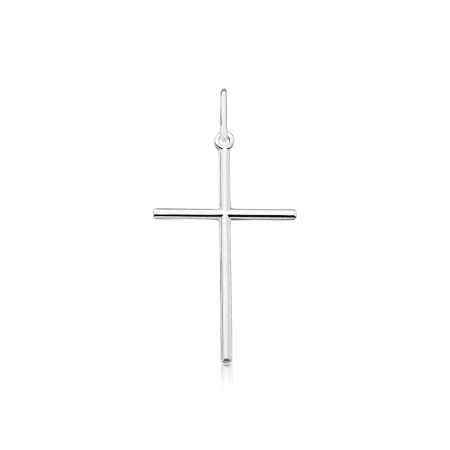 Pingente Prata Cruz Palito 