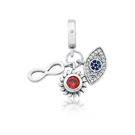 Berloque Prata c/ Ródio You Argola Mistico