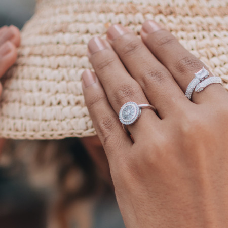 Anel Prata c/ Ródio Pizza