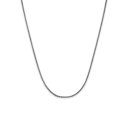 Corrente Prata Bali Ponto Peruano 45cm (1,5mm)