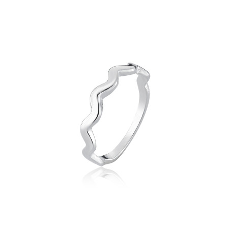 Anel Prata Skinny Fio Ondinhas