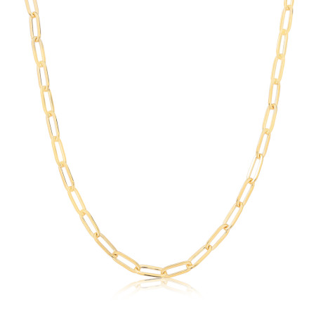 Choker Cartier Liso 38cm Folheado a Ouro 18k