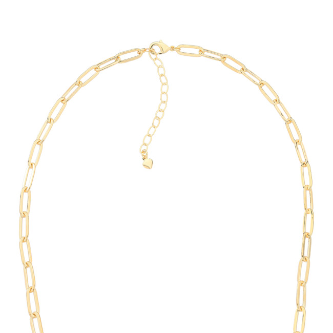Choker Cartier Liso 38cm Folheado a Ouro 18k