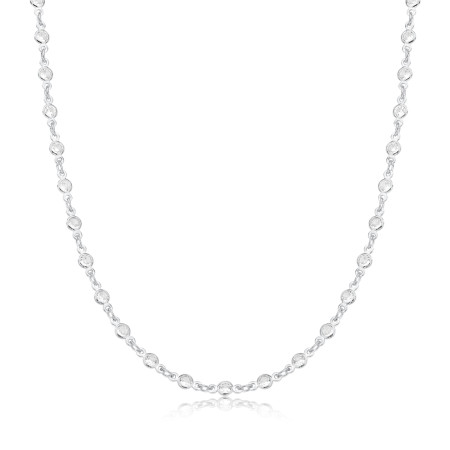 Corrente Prata Leve Ponto Luz Embutido