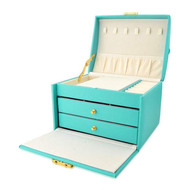 Porta-Joias Lumaê Maleta Azul