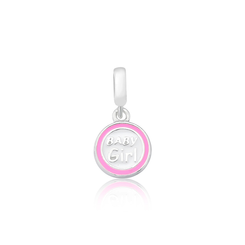 Berloque Prata You Argola "Baby Girl"