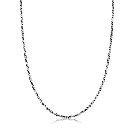 Corrente Prata Cordão de Bali 50cm (2mm)