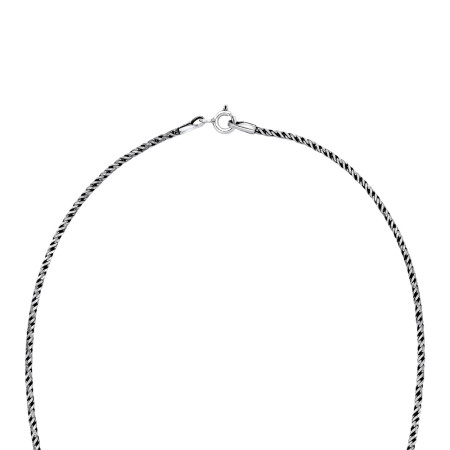 Corrente Prata Cordão de Bali 70cm (2mm)