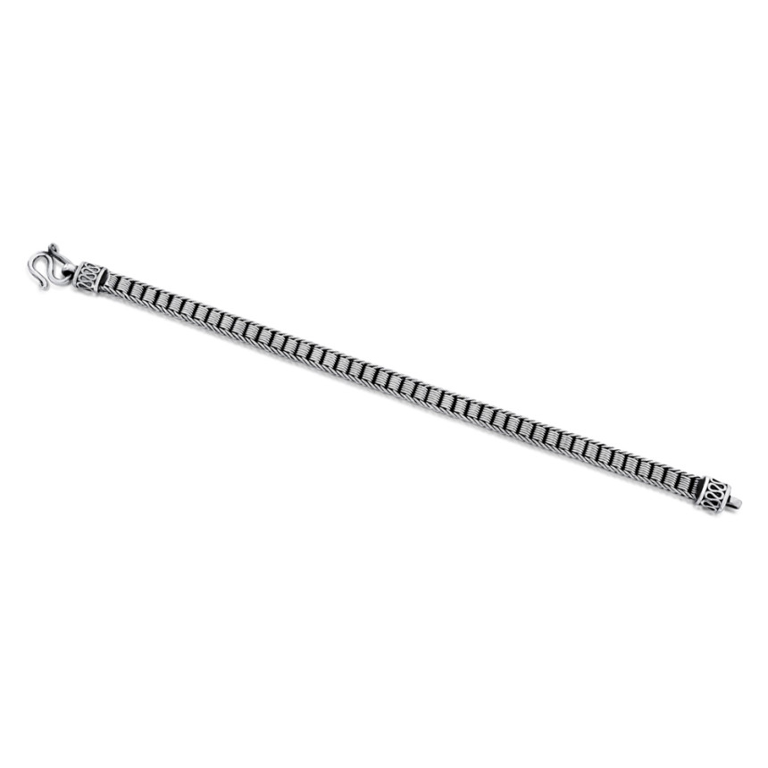 Pulseira Prata Bali Correa 20cm (7mm)