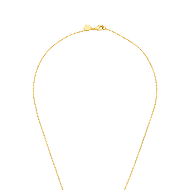 Gargantilha Pipoquinha c/ Zircônias Gotas Folheada a Ouro 18k