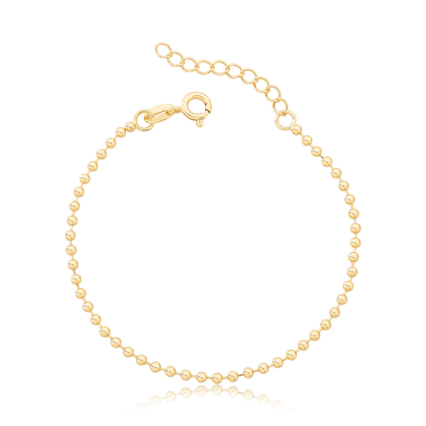 Pulseira Chaveirinho Folheada a Ouro 18k
